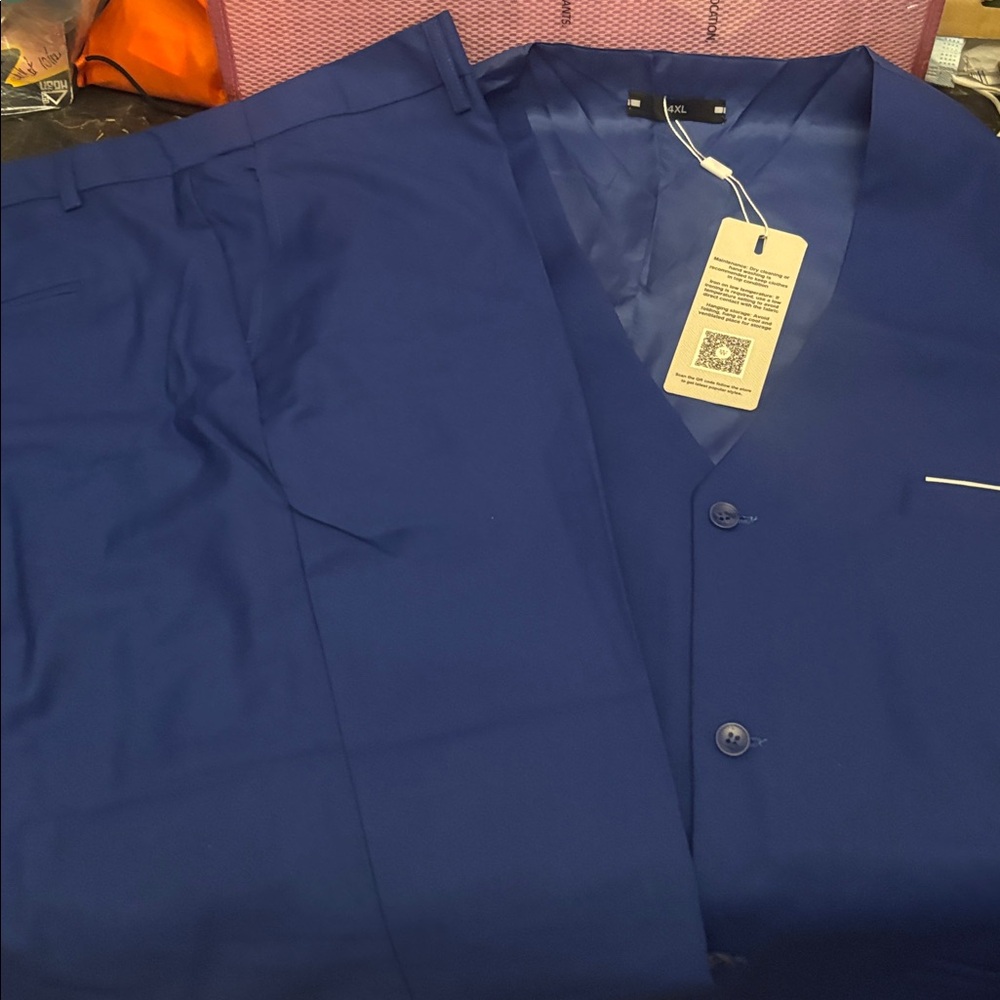 Wehilion Royal Blue pants and vest.